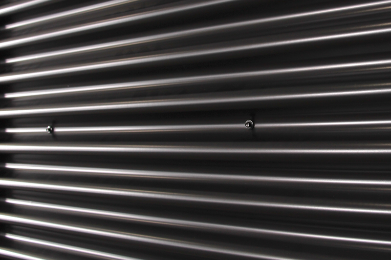 Corrugated 5b Black Wall Display