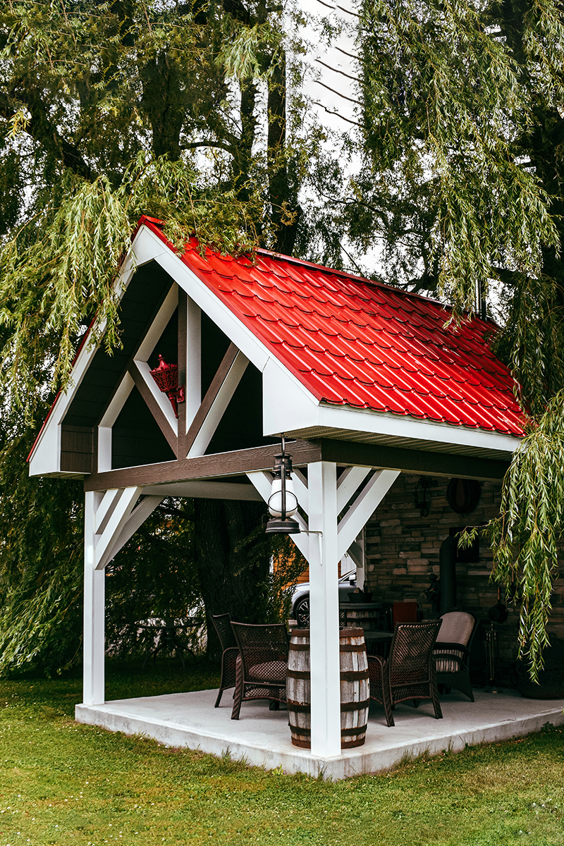 Metalunic Toscane Roofing Panels 3a Bright Red