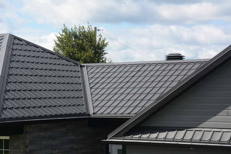 Metalunic Toscane Roofing Panels 4a Graphite