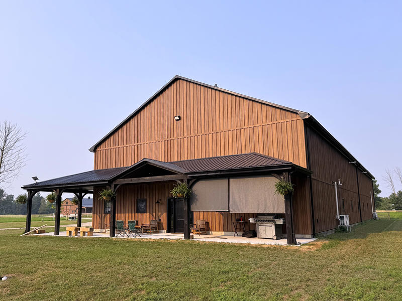 Metalunic Board & Batten Rustic Copper Siding for Homestead-style Residence Metalunic Board & Batten Rustic Copper Siding for Homestead-style Residence
